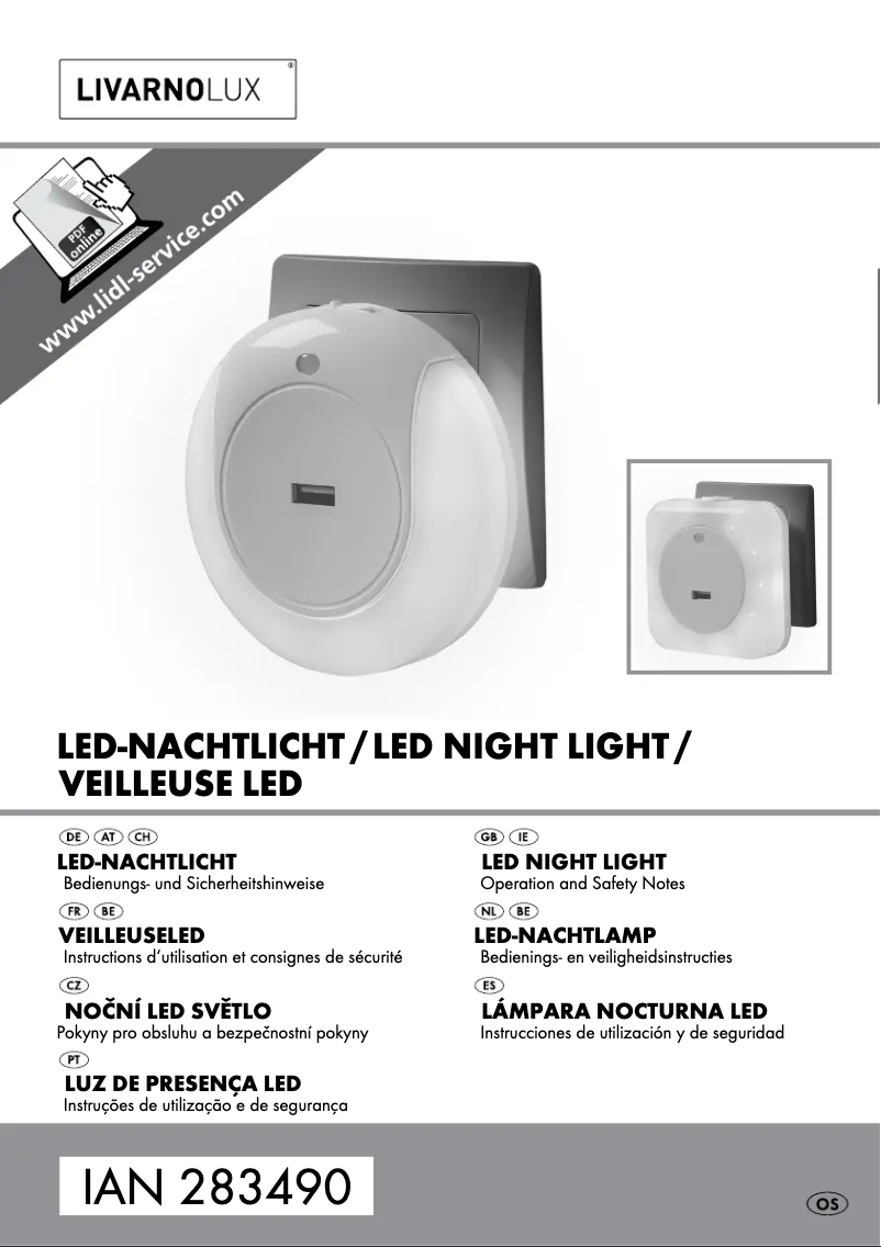 Image de la première page du manuel de l'appareil IAN 283490