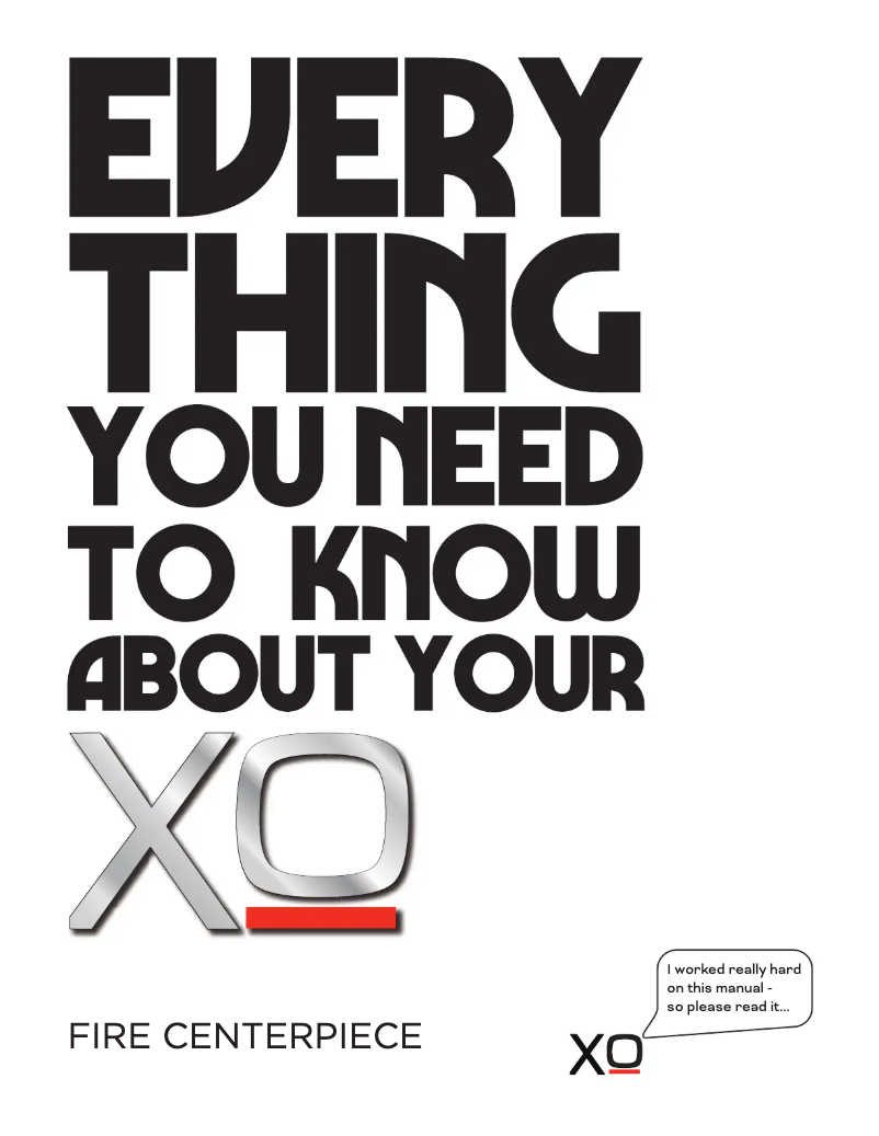 Page n°1 - Manuel utilisateur XO XOFBWL39GR