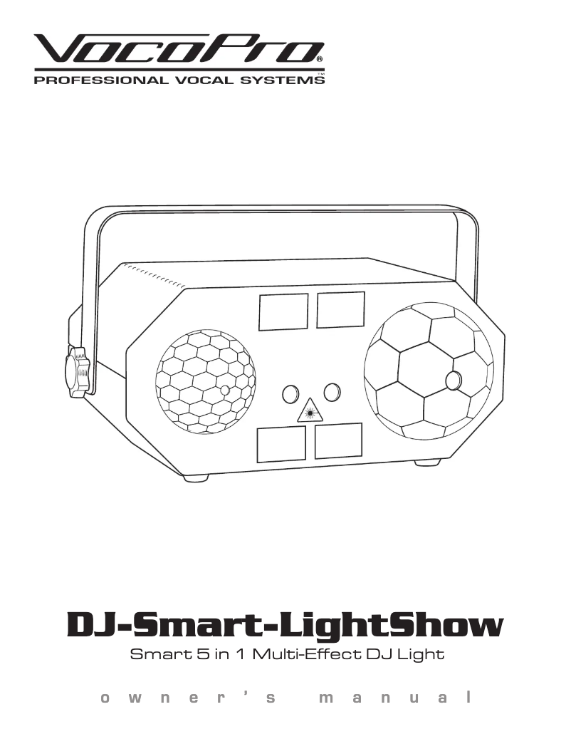 Image de la première page du manuel de l'appareil DJ-Smart-LightShow