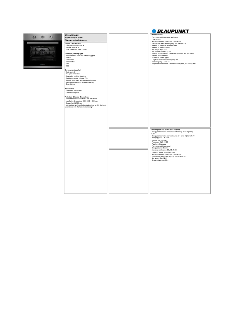 Image de la première page du manuel de l'appareil 5B20N0290AU