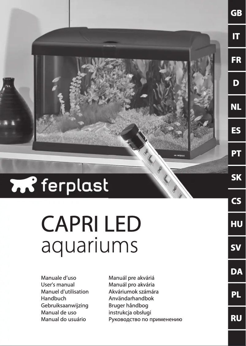 Page 1 de la notice Manuel utilisateur Ferplast Capri 60 Led