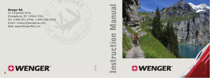 Page 1 de la notice Manuel utilisateur Wenger SwissGear Alpine Lady 70499