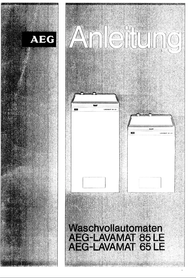 Page n°1 - Manuel utilisateur AEG Lavamat 65 LE
