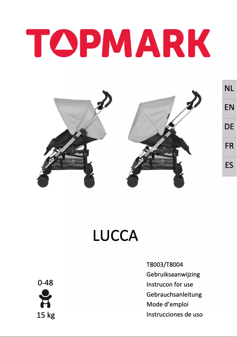 Page 1 de la notice Manuel utilisateur Topmark Lucca T8004