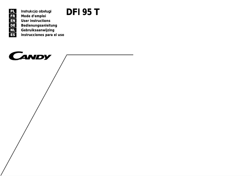 Page n°1 - Manuel utilisateur Candy Dfi 95 t