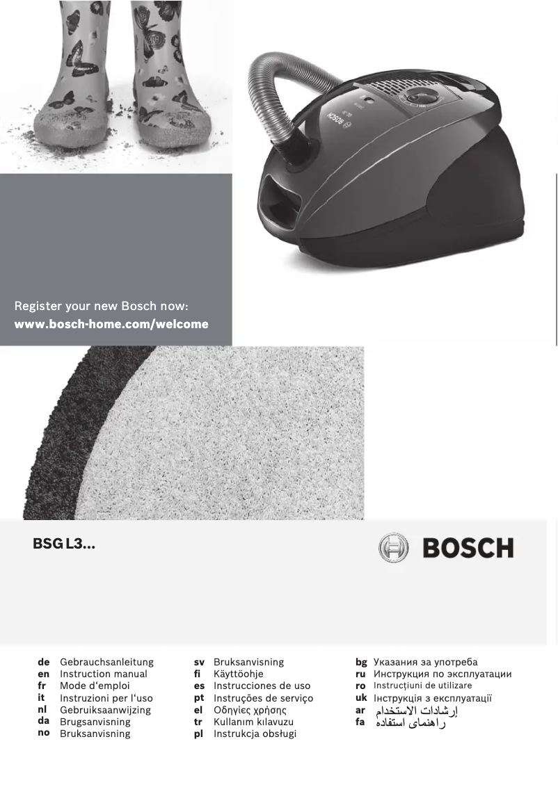 Página 1 del manual Manual de usuario Bosch BSGL3A230