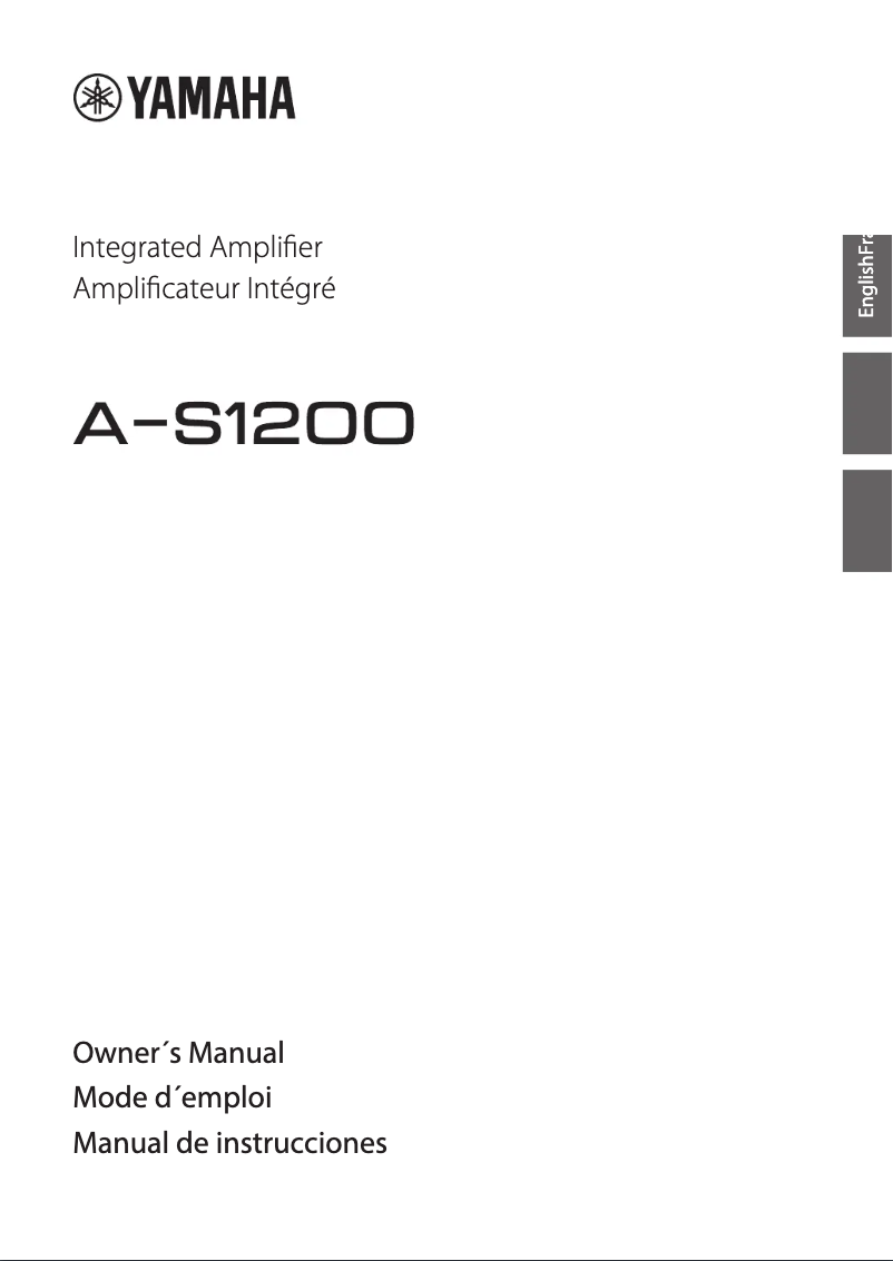 Página 1 del manual Manual de usuario Yamaha A-S801