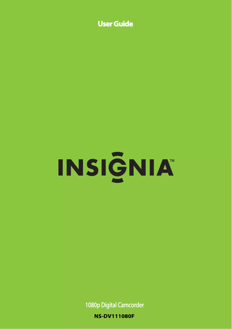 Image de la première page du manuel de l'appareil NS-DV111080F