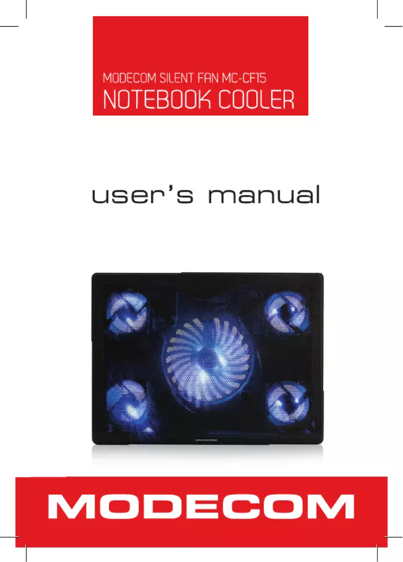 Image de la première page du manuel de l'appareil MC-CF15