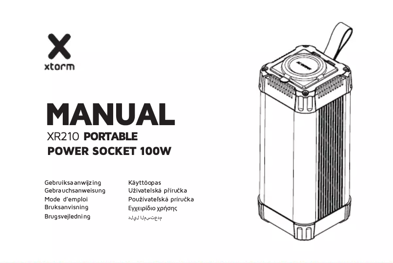 Page 1 de la notice Manuel utilisateur Xtorm XR210