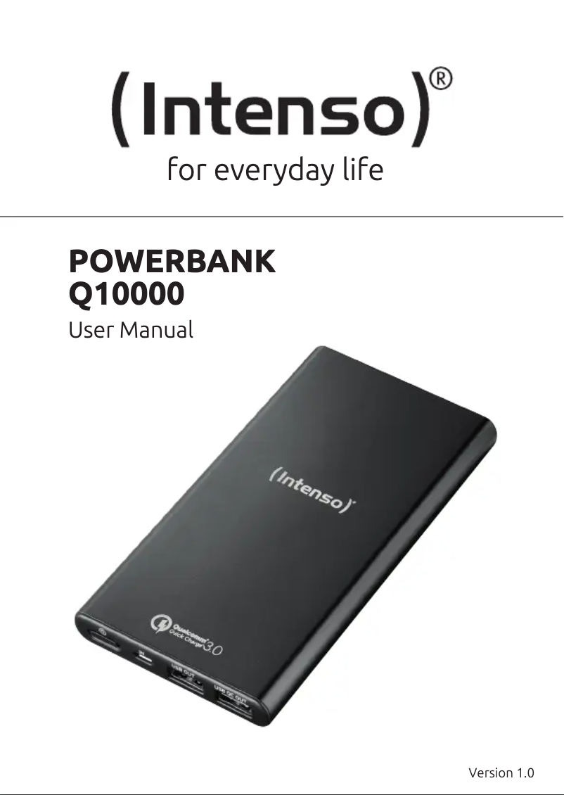 Image de la première page du manuel de l'appareil Q10000