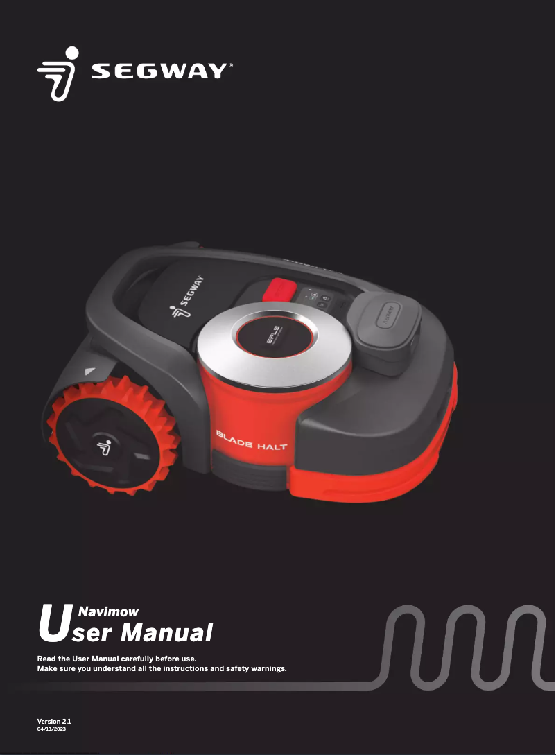 Página 1 del manual Manual de usuario Segway Navimow H500E