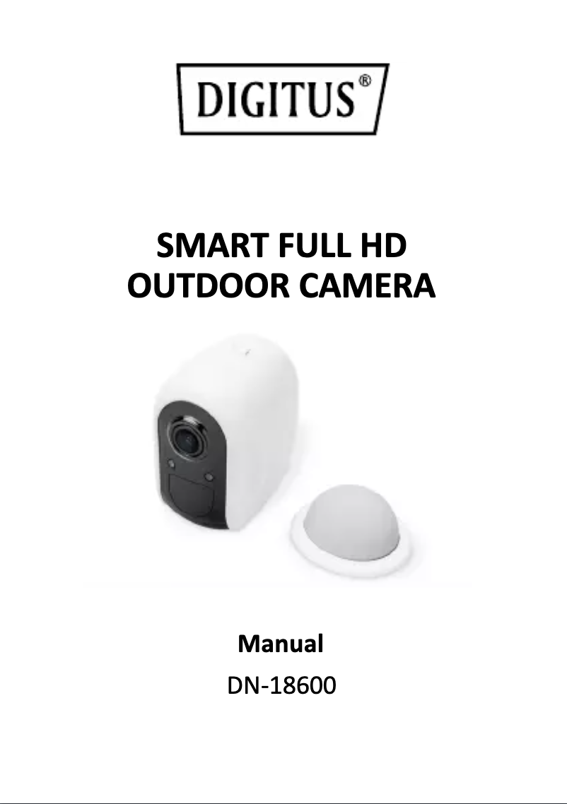 Page 1 de la notice Manuel utilisateur Digitus DN-18600