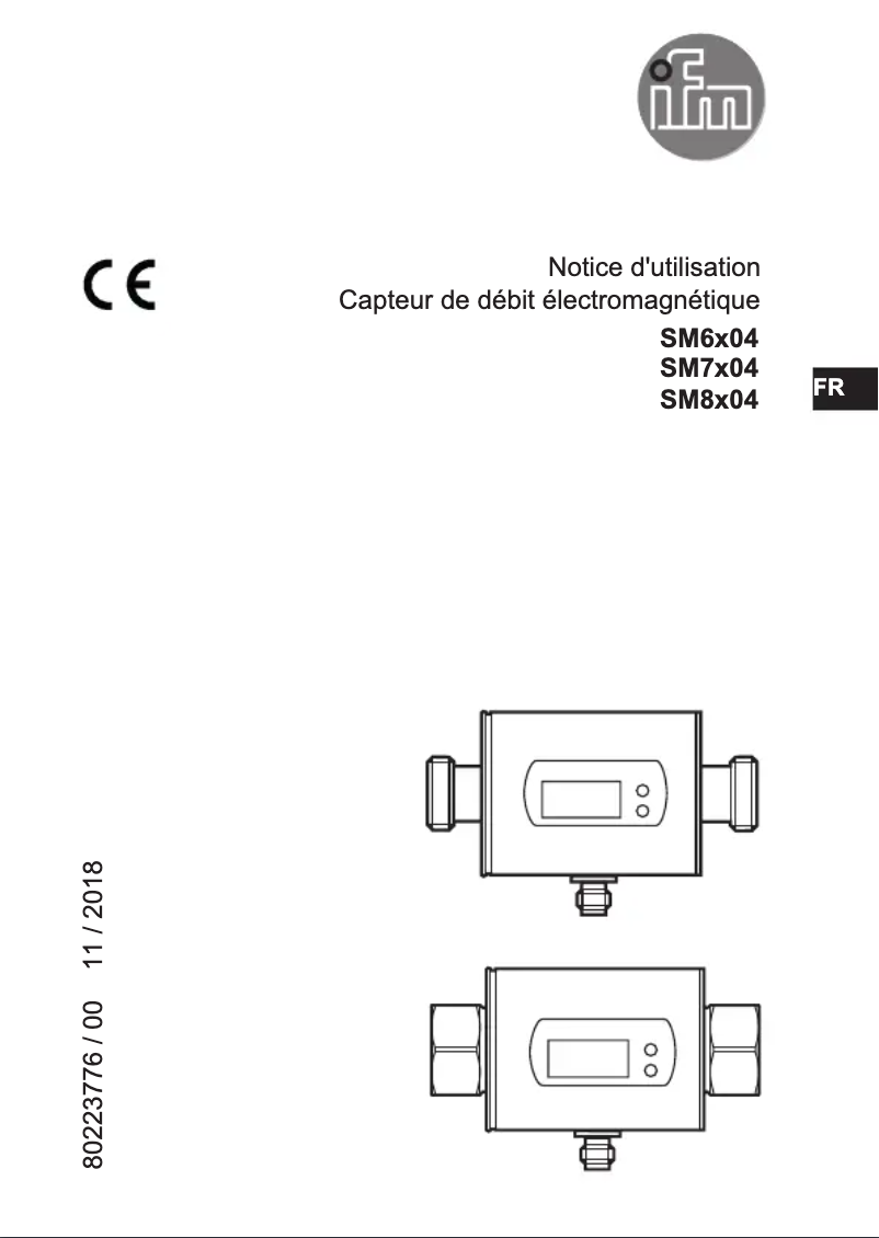 Image de la première page du manuel de l'appareil SM7404