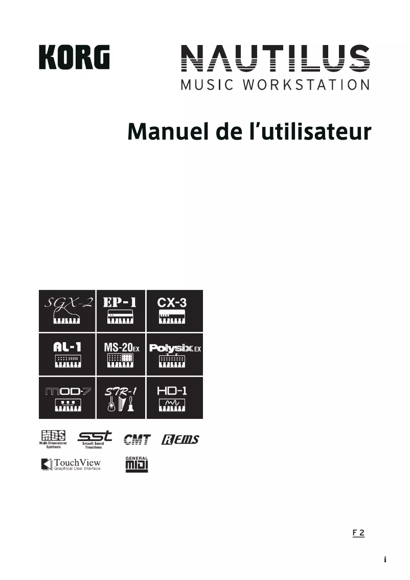 Image de la première page du manuel de l'appareil Nautilus