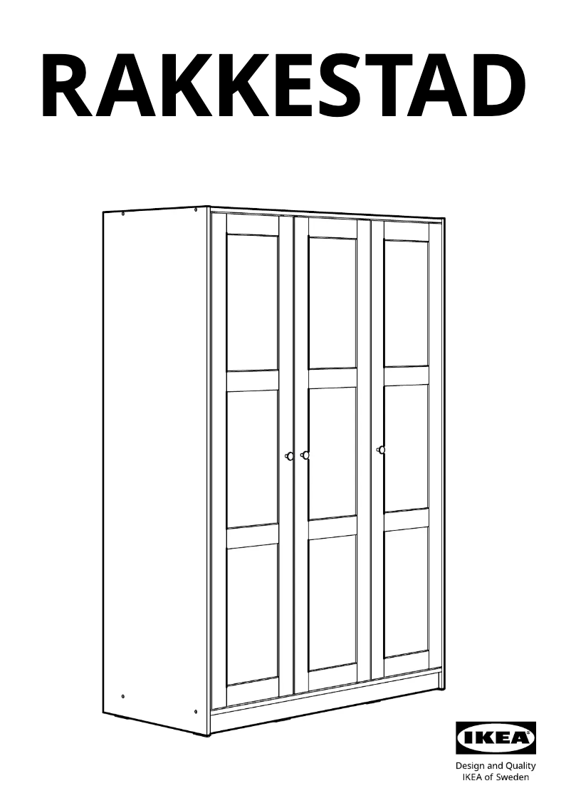 Image de la première page du manuel de l'appareil RAKKESTAD 304.537.64