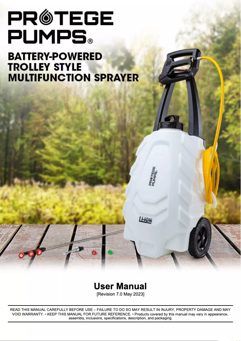 Page n°1 - Manuel utilisateur Protege MT8