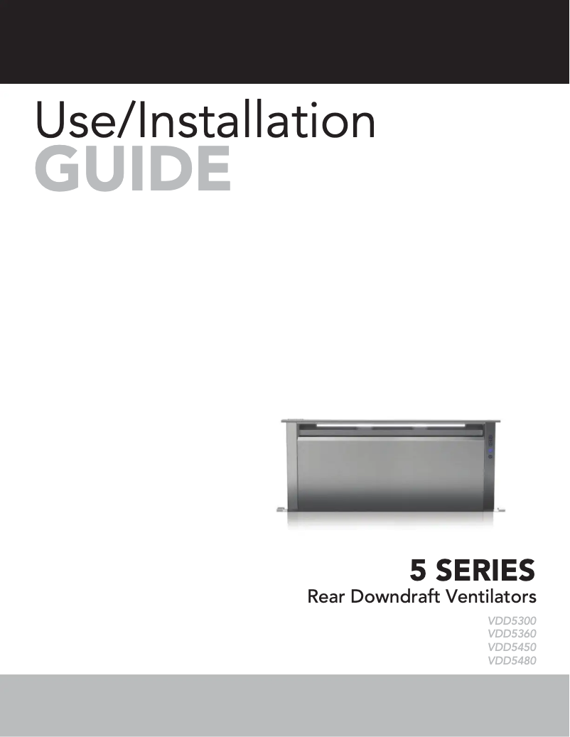 Image de la première page du manuel de l'appareil VDD5360SS