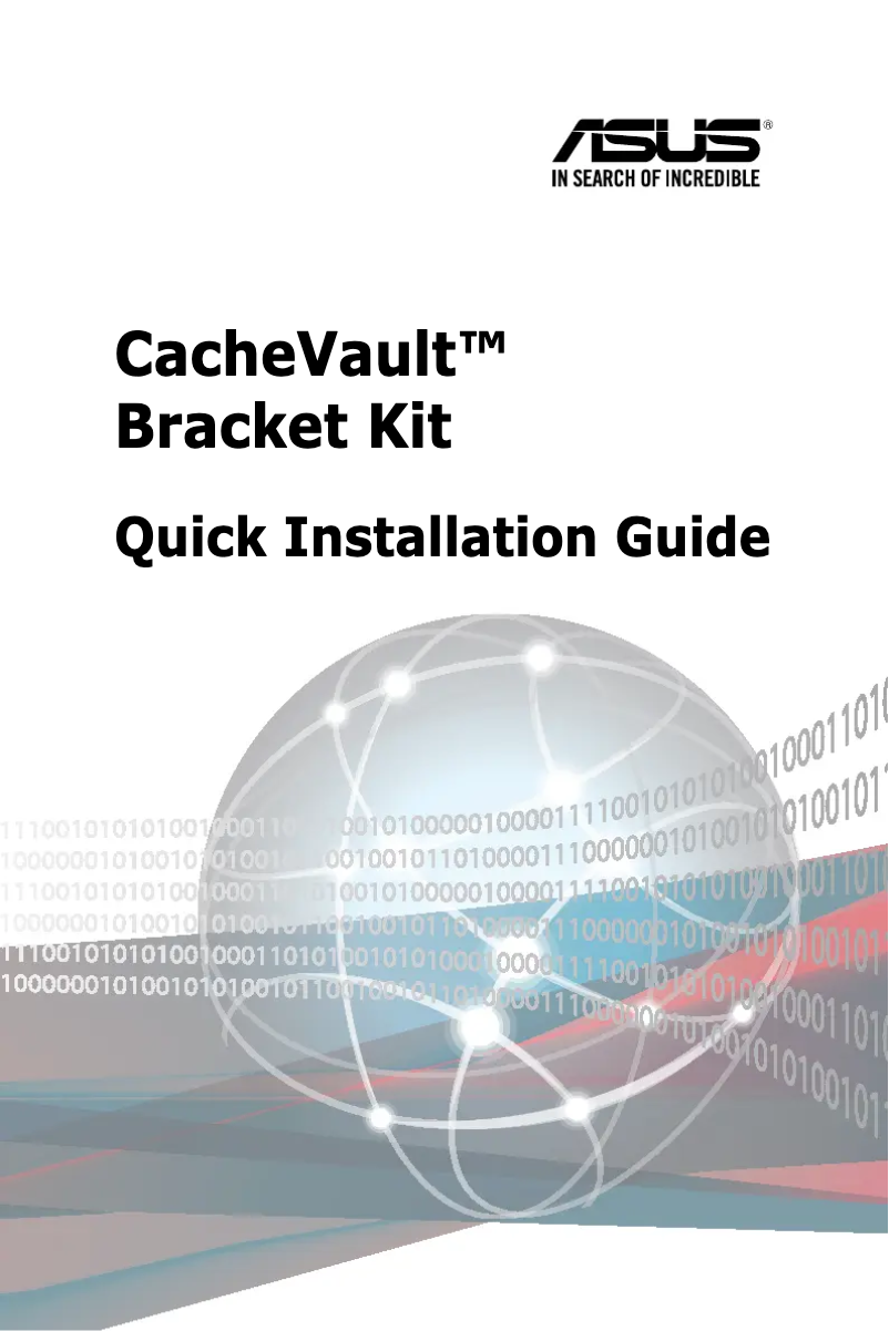 Page 1 de la notice Guide d'installation Asus PIKE II 3108-8I/240PD/2G