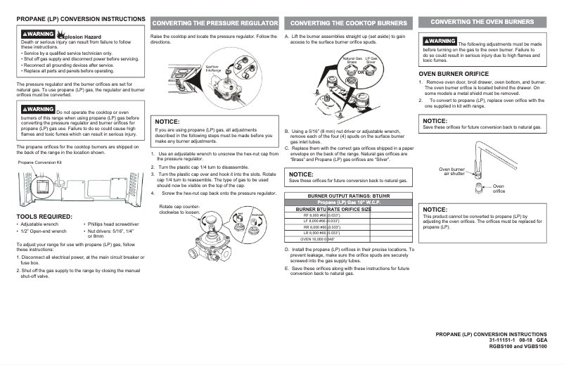 Page 1 de la notice Mode d'emploi GE RGBS300DMBB