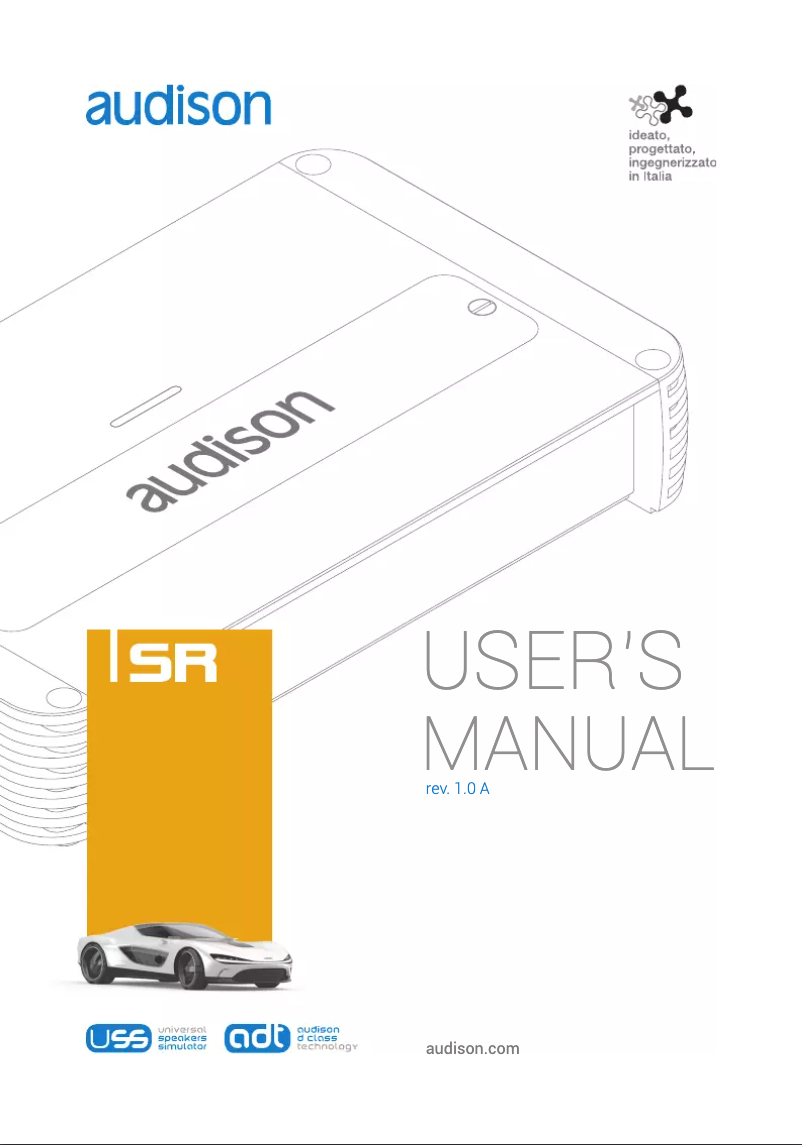 Página 1 del manual Ficha técnica Audison SR5.600