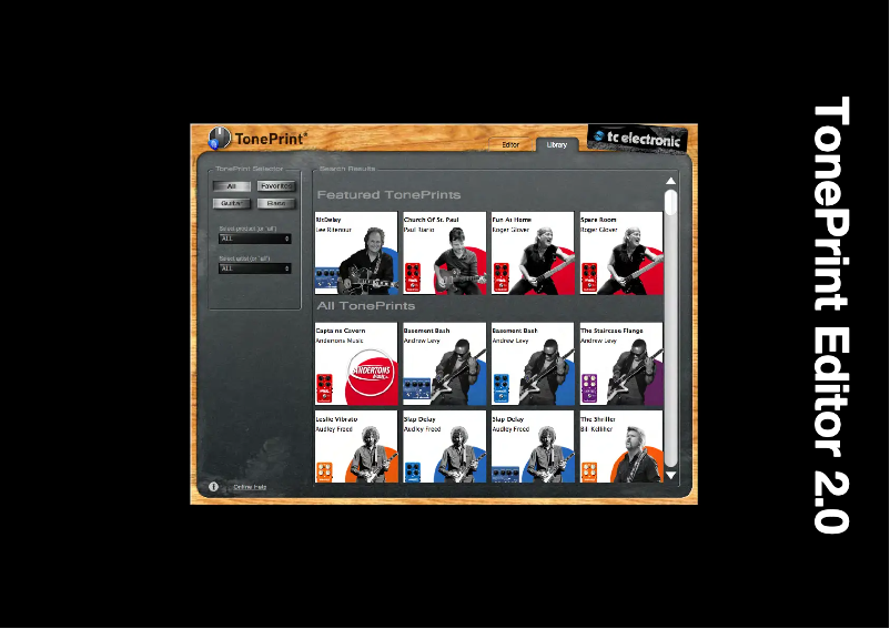 Image de la première page du manuel de l'appareil Toneprint APP