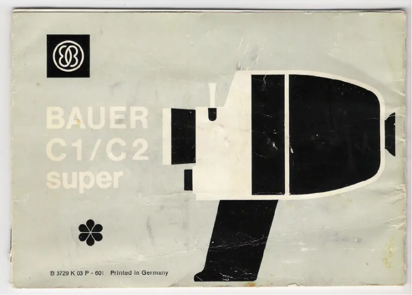 Page n°1 - Manuel utilisateur Bauer C2 Super