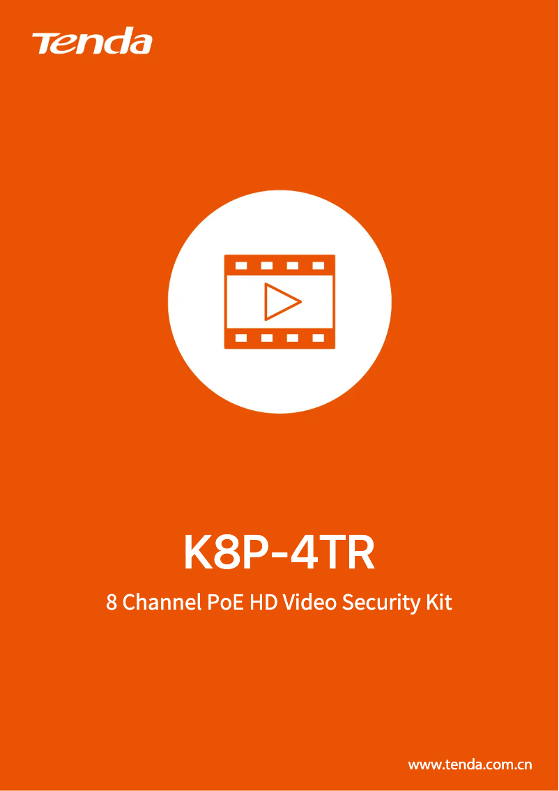 Page n°1 - Fiche technique Tenda K8P-4TR