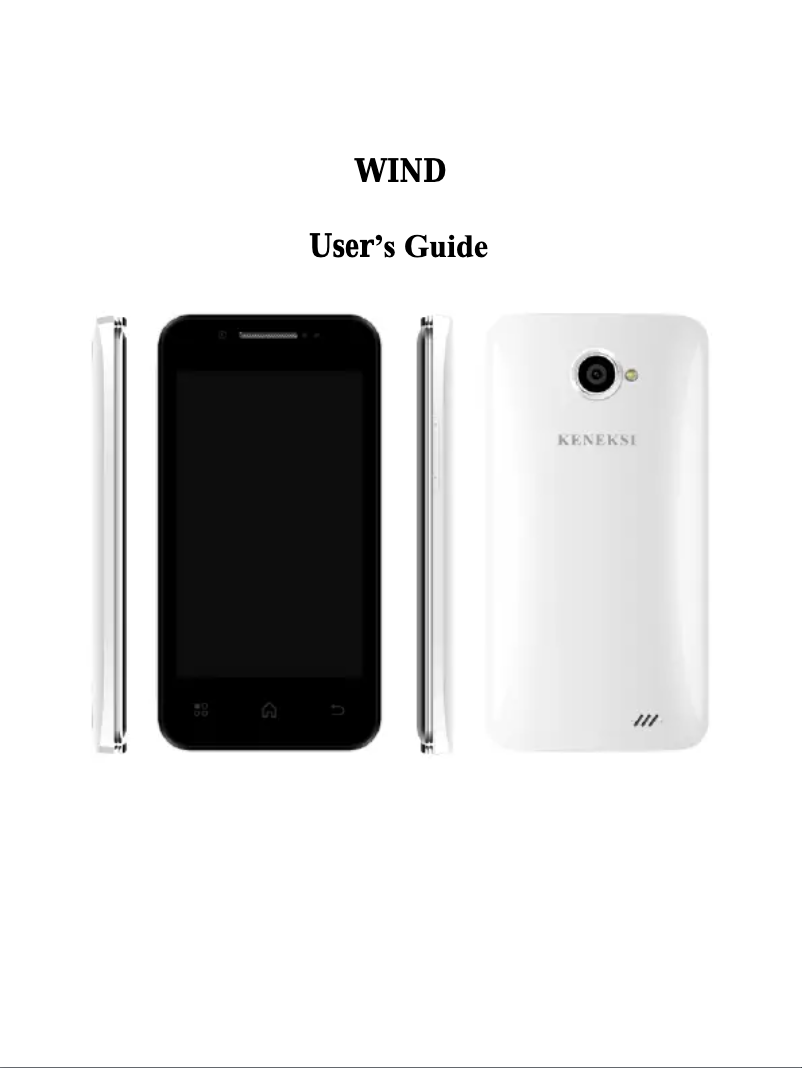 Página 1 del manual Manual de usuario Keneksi Wind