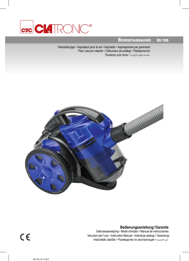 Page 1 de la notice Manuel utilisateur Clatronic BS 1308