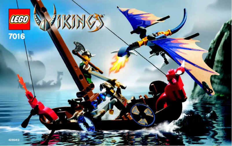 Page 1 de la notice Manuel utilisateur Lego Vikings 7016