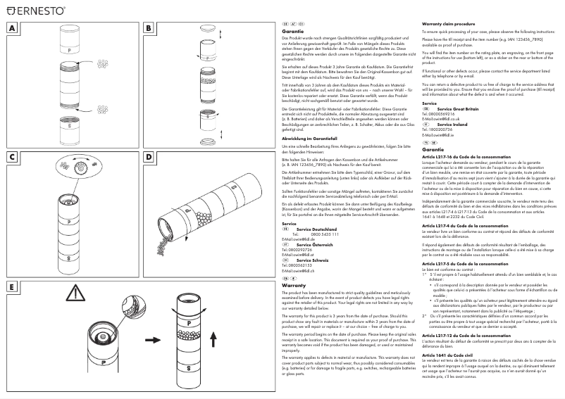 Image de la première page du manuel de l'appareil IAN 343965