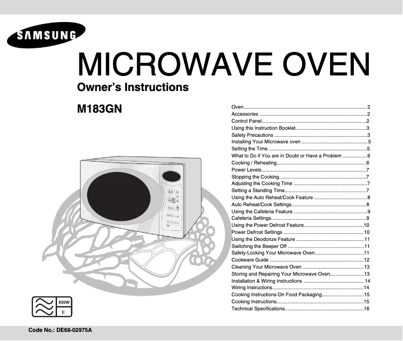 Page 1 de la notice Manuel utilisateur Samsung M183GN