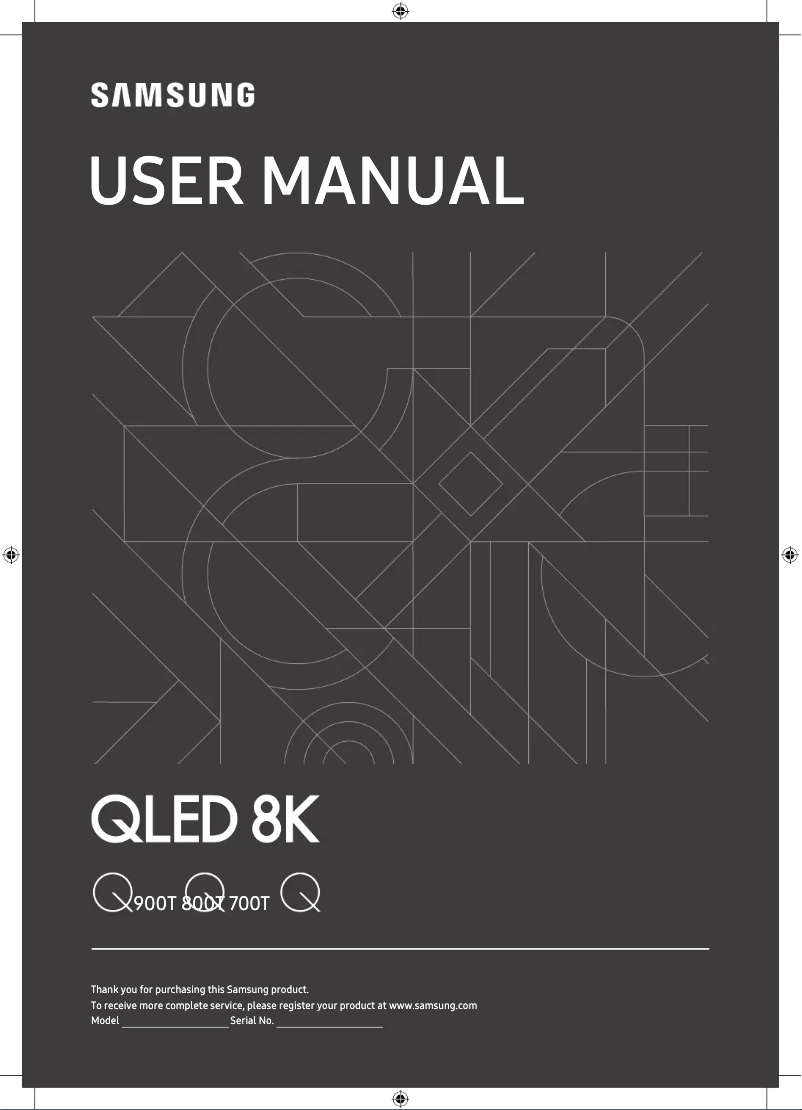 Page n°1 - Manuel utilisateur Samsung QE55Q700TATXXU
