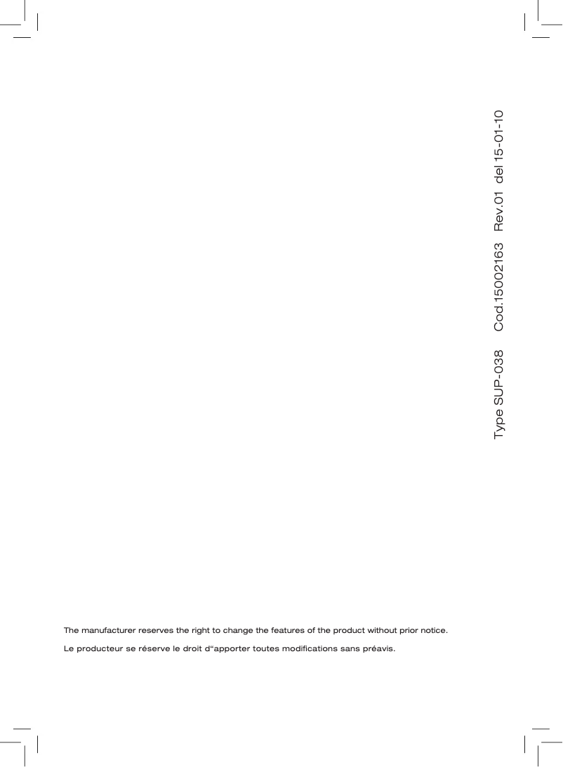 Page n°1 - Manuel utilisateur Philips Saeco Xelsis RI9944