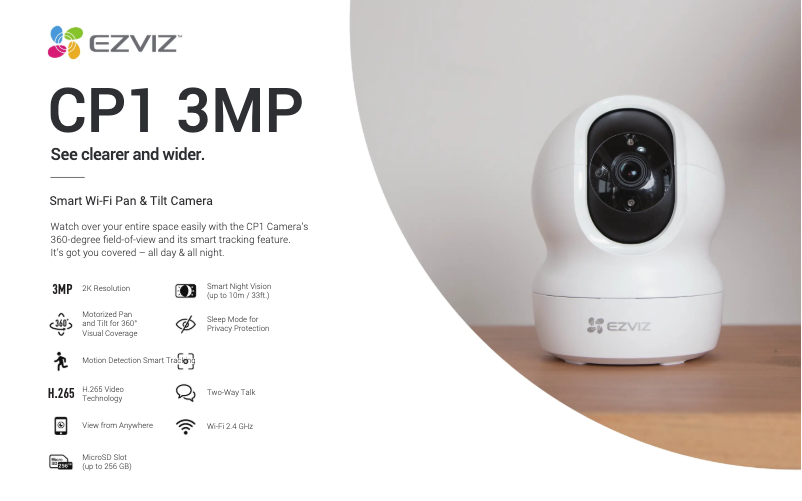 Image de la première page du manuel de l'appareil CP1