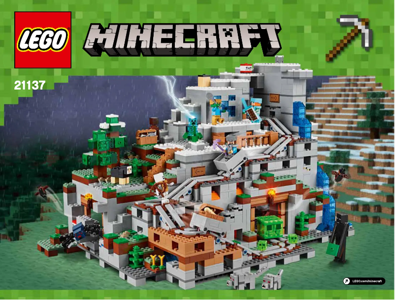 Page n°1 - Consignes visuelles Lego Minecraft 21137