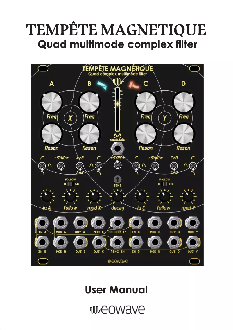 Image de la première page du manuel de l'appareil Tempete Magnetique