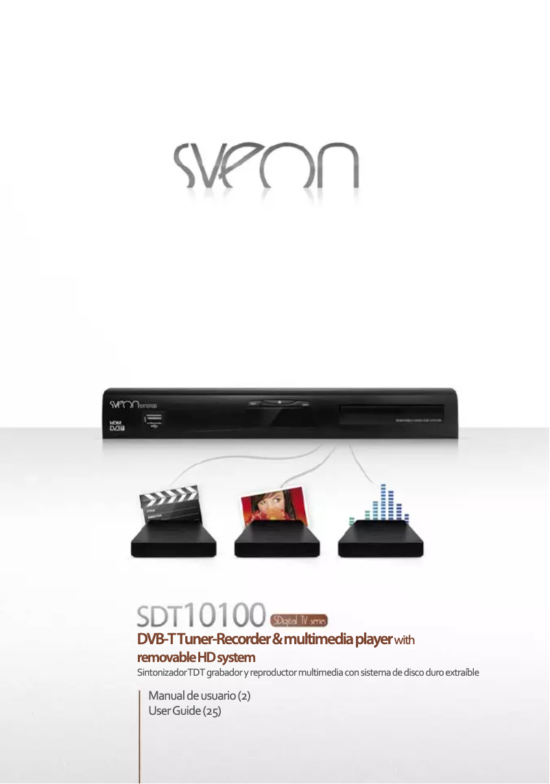 Page 1 de la notice Manuel utilisateur Sveon SDT10100