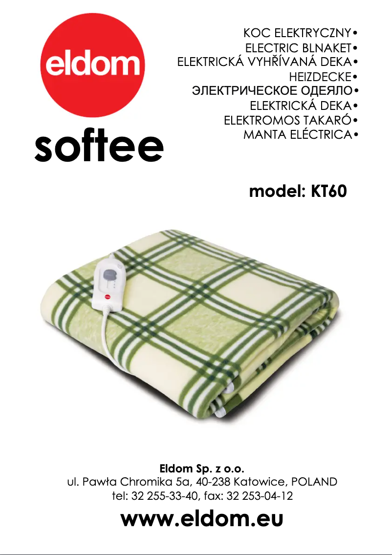 Image de la première page du manuel de l'appareil SOFTEE KT60