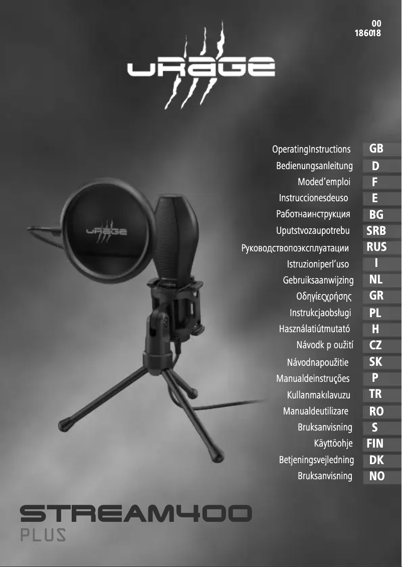 Image de la première page du manuel de l'appareil Stream 400 Plus