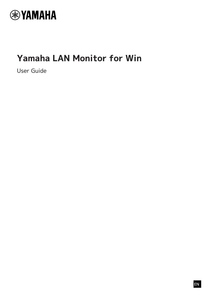 Page n°1 - Manuel utilisateur Yamaha SWP2-10MMF