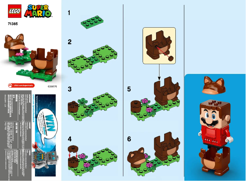 Page 1 de la notice Manuel utilisateur Lego Super Mario 71385