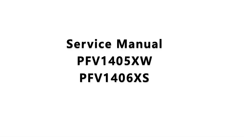 Page 1 de la notice Manuel utilisateur Premium PFV1406XS