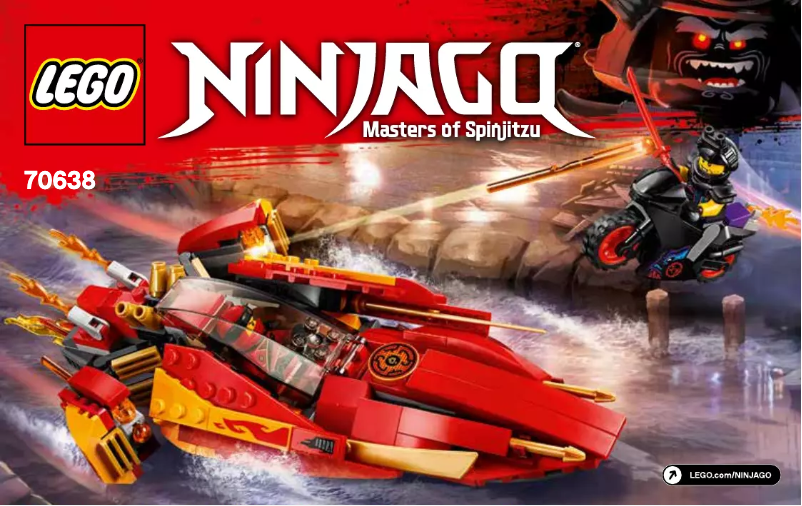 Page 1 de la notice Manuel utilisateur Lego Ninjago 70638