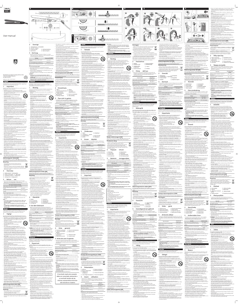 Image de la première page du manuel de l'appareil 7000 Series BHS752