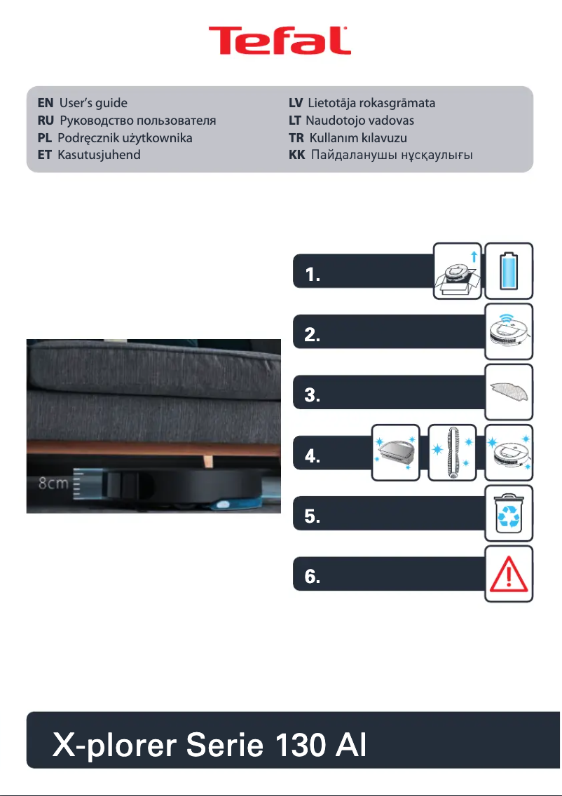Imagen de la primera página del manual del dispositivo X-plorer Serie 130 AI