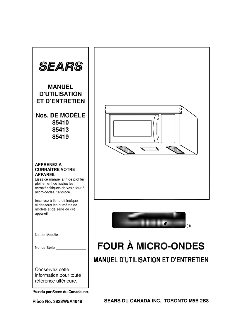 Page 1 de la notice Manuel utilisateur LG MV-1644JTL