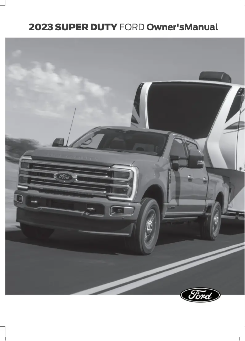 Página 1 del manual Manual de usuario Ford Super Duty (2023)