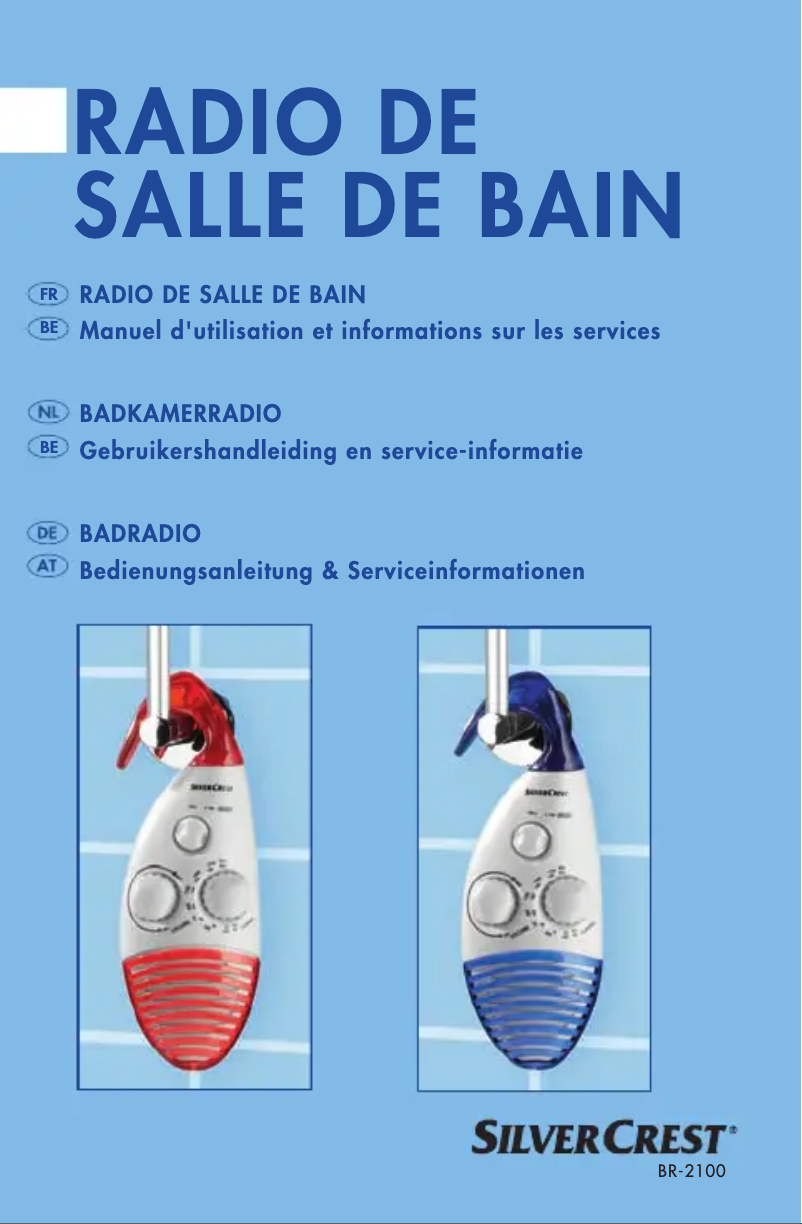 Page 1 de la notice Manuel utilisateur SilverCrest BR-2100